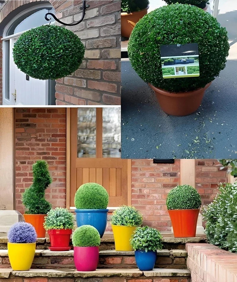 Boule De Plante Topiaire Artificielle – Image 2