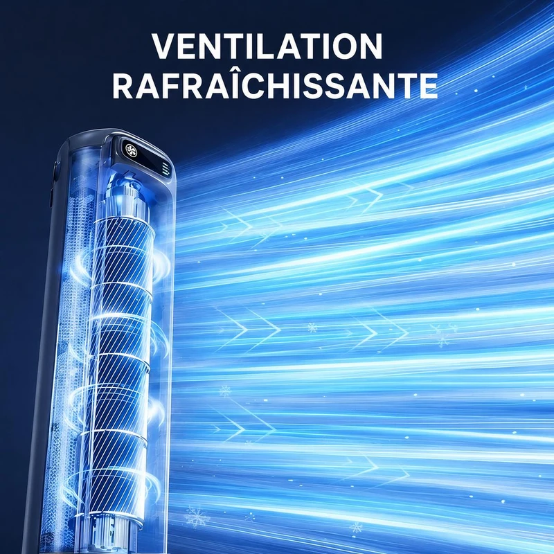 Climatiseur Mobile Silencieux Sans Evacuation – Image 2
