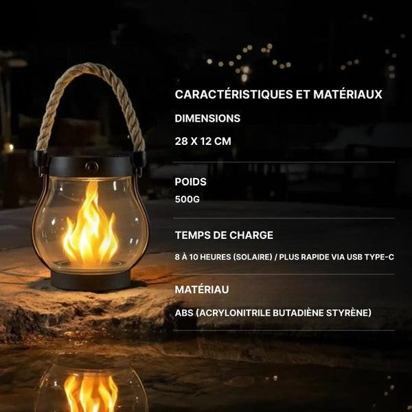 Lanterne Solaire Extérieure Pour Jardin Et Terrasse – Image 3
