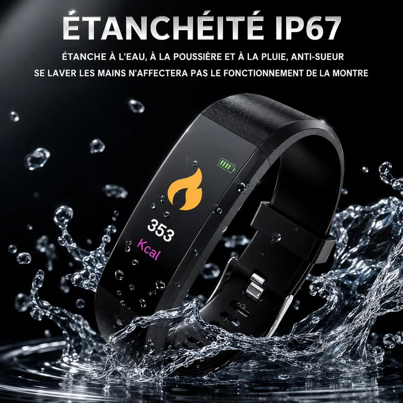 Montre Connectée Avec Bluetooth Pour Senior – Image 2