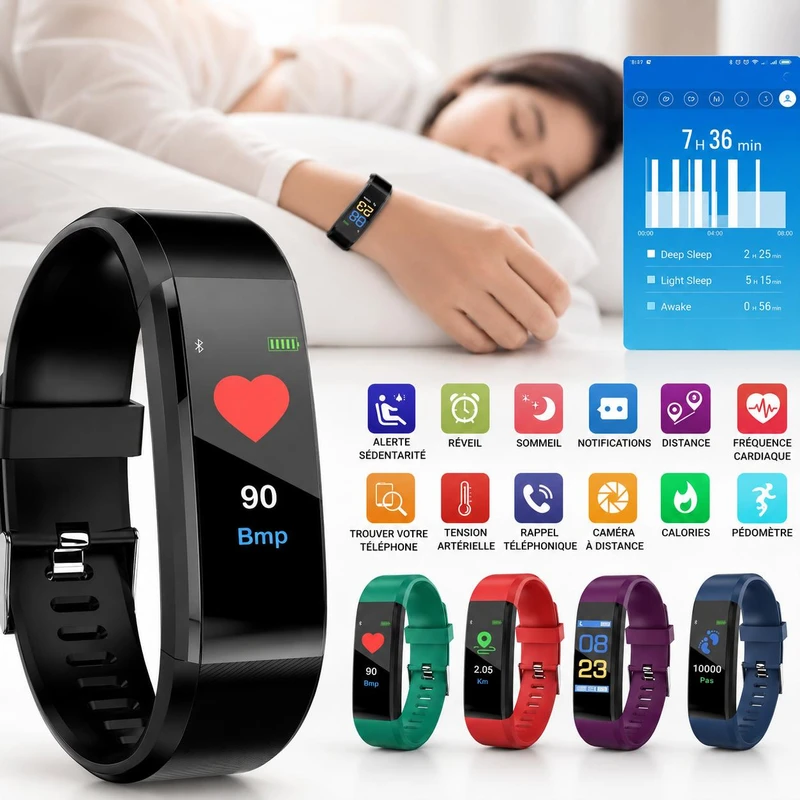 Montre Connectée Avec Bluetooth Pour Senior – Image 5