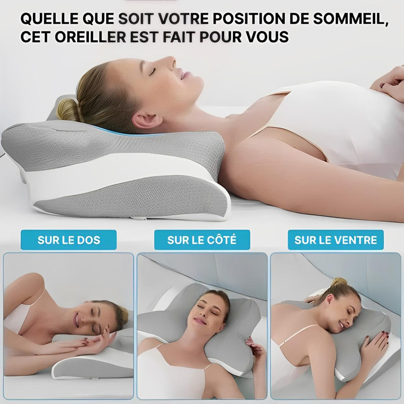Oreiller Cervical Ergonomique À Mémoire De Forme – Image 10