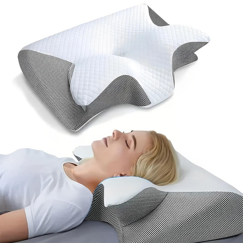Oreiller Cervical Ergonomique À Mémoire De Forme – Image 12