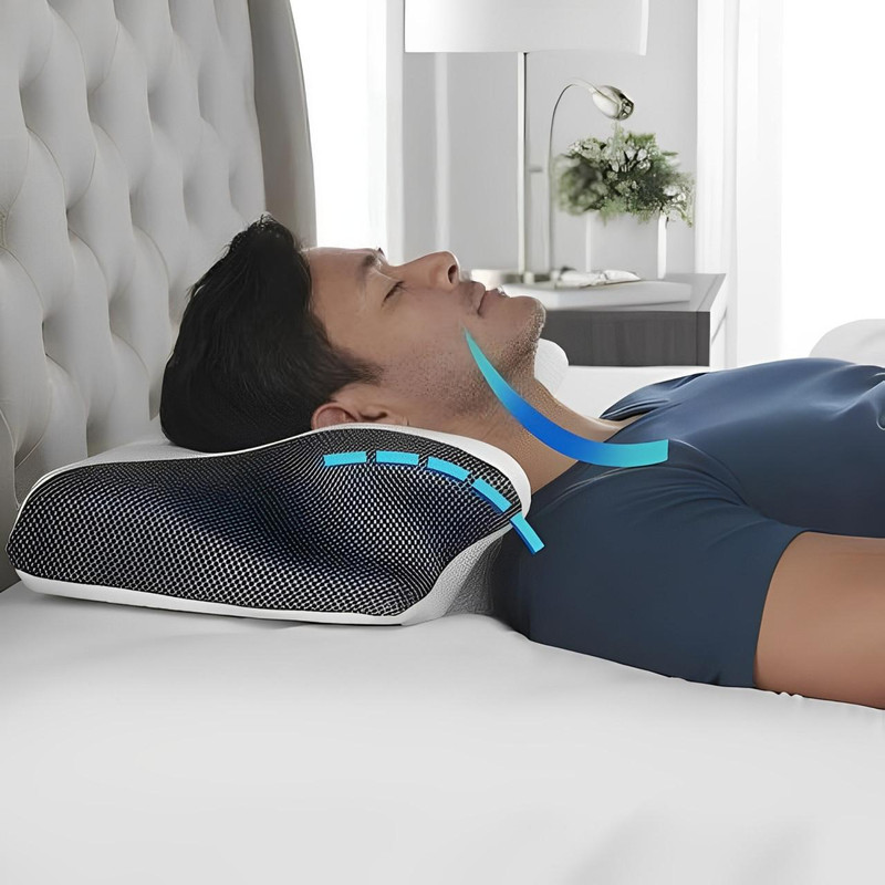Oreiller Cervical Ergonomique À Mémoire De Forme – Image 4