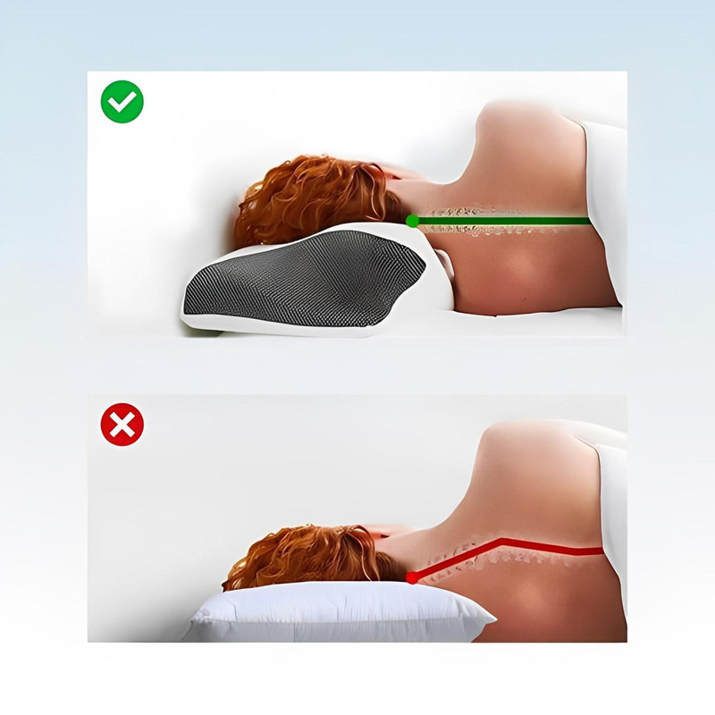 Oreiller Cervical Ergonomique À Mémoire De Forme – Image 6
