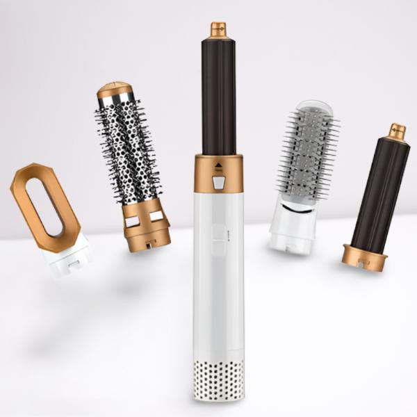Sèche-cheveux 5-en-1 avec Brosse et Fer à Boucler – Image 14