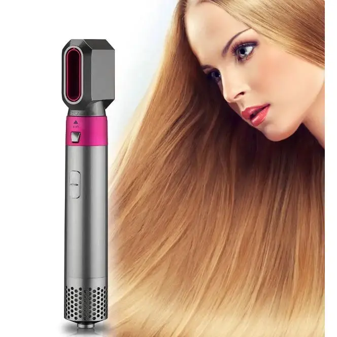 Sèche-cheveux 5-en-1 avec Brosse et Fer à Boucler – Image 9