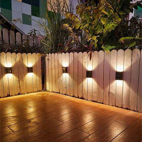 Effet lumineux décoratif de l'applique solaire