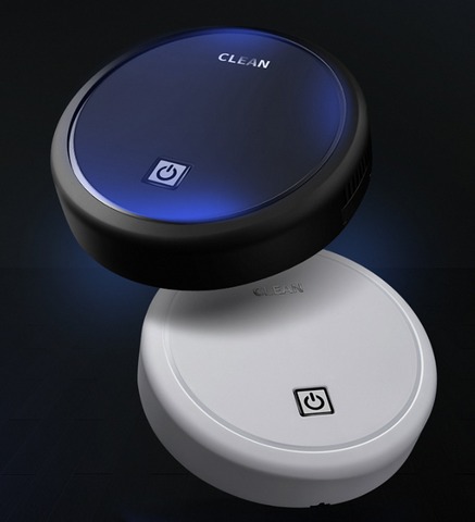 Robot aspirateur AspiClean évitant un obstacle dans une pièce