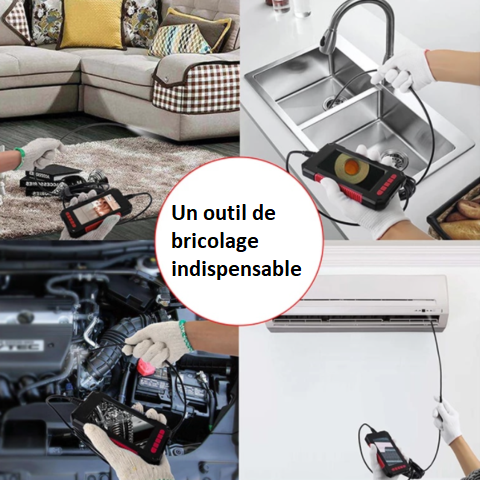 Utilisations variées de la caméra endoscopique pour bricolage