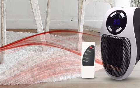 chauffage électrique portable HeatSafe avec minuterie programmée