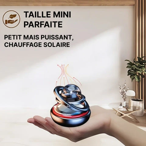 chauffage solaire portable en usage nocturne avec stockage d'énergie