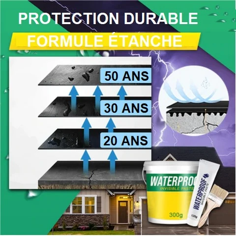 maison protégée grâce à la colle étanche durable