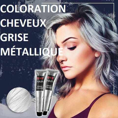 Application facile de la coloration grise avec un pinceau