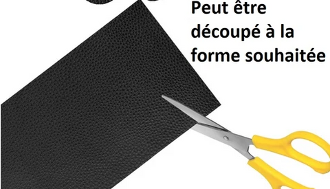 Patch autocollant découpé à la forme souhaitée