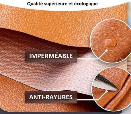 Patch en cuir PU imperméable et durable