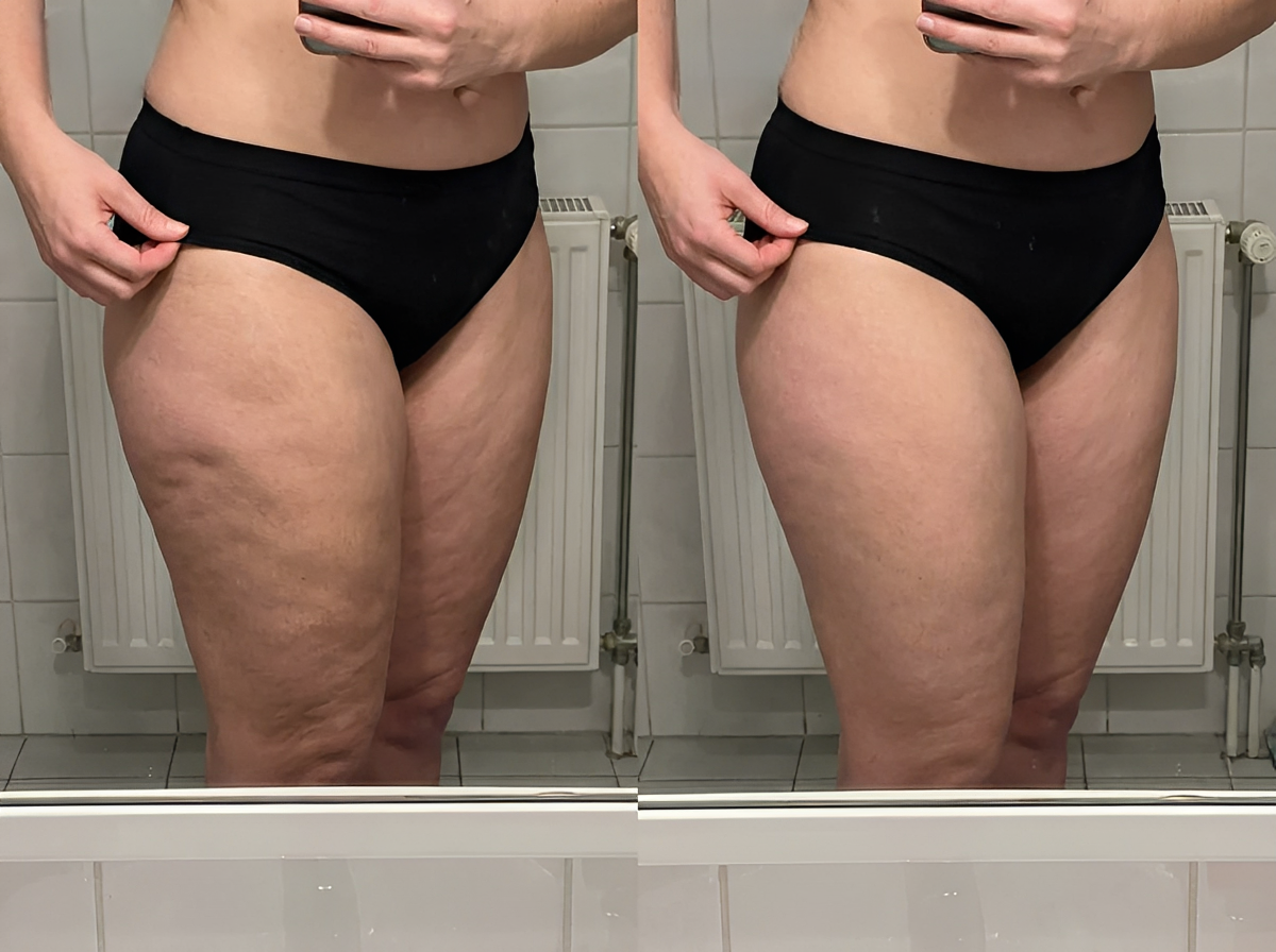 Témoignage d'une femme sur l'amélioration de l'aspect de ses cuisses