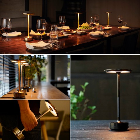Lampe de bureau rechargeable avec batterie intégrée
