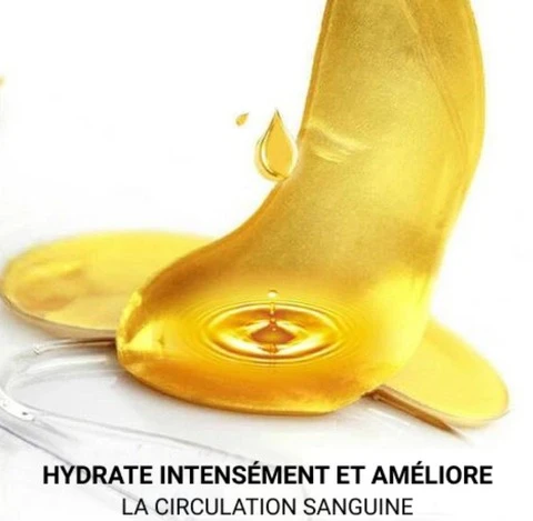 Masque au collagène pour les yeux en gros plan