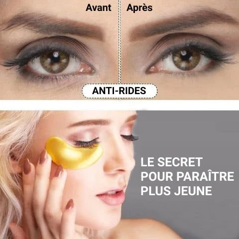 Ingrédients naturels du masque au collagène pour yeux
