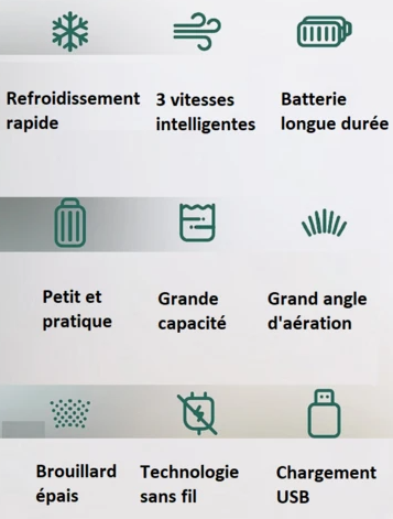 Refroidissement par évaporation d'eau avec réservoir supérieur