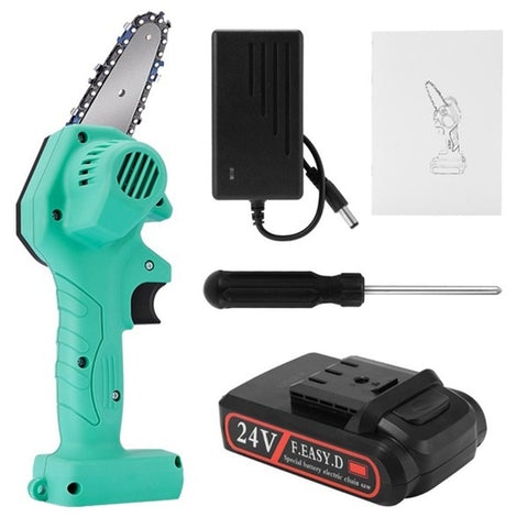accessoires et chargeur de la mini scie à chaîne électrique