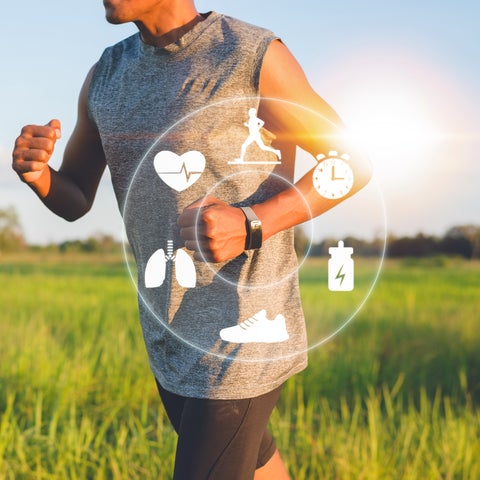 Calcul des calories brûlées pendant l'entraînement sur l'écran tactile