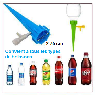 Lot de pics d'arrosage automatique prêts à l'emploi