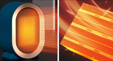 Radiateur HeatSafe avec minuterie programmable affichée