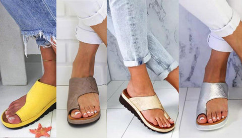 Sandales plateformes confortables pour femmes en PVC et cuir synthétique