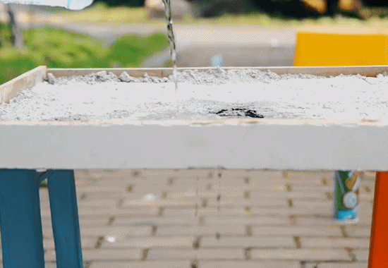 utilisation du spray sur carrelage et ciment