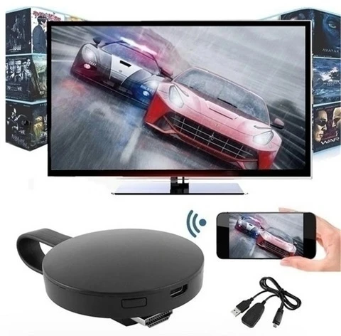 Stick TV Multimédia connecté à un téléviseur moderne