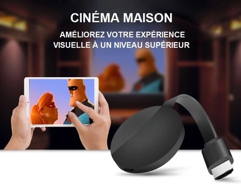 Stick TV Multimédia prêt à être utilisé sur un téléviseur
