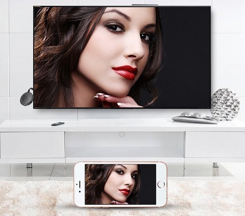 Vue rapprochée du Stick TV Multimédia