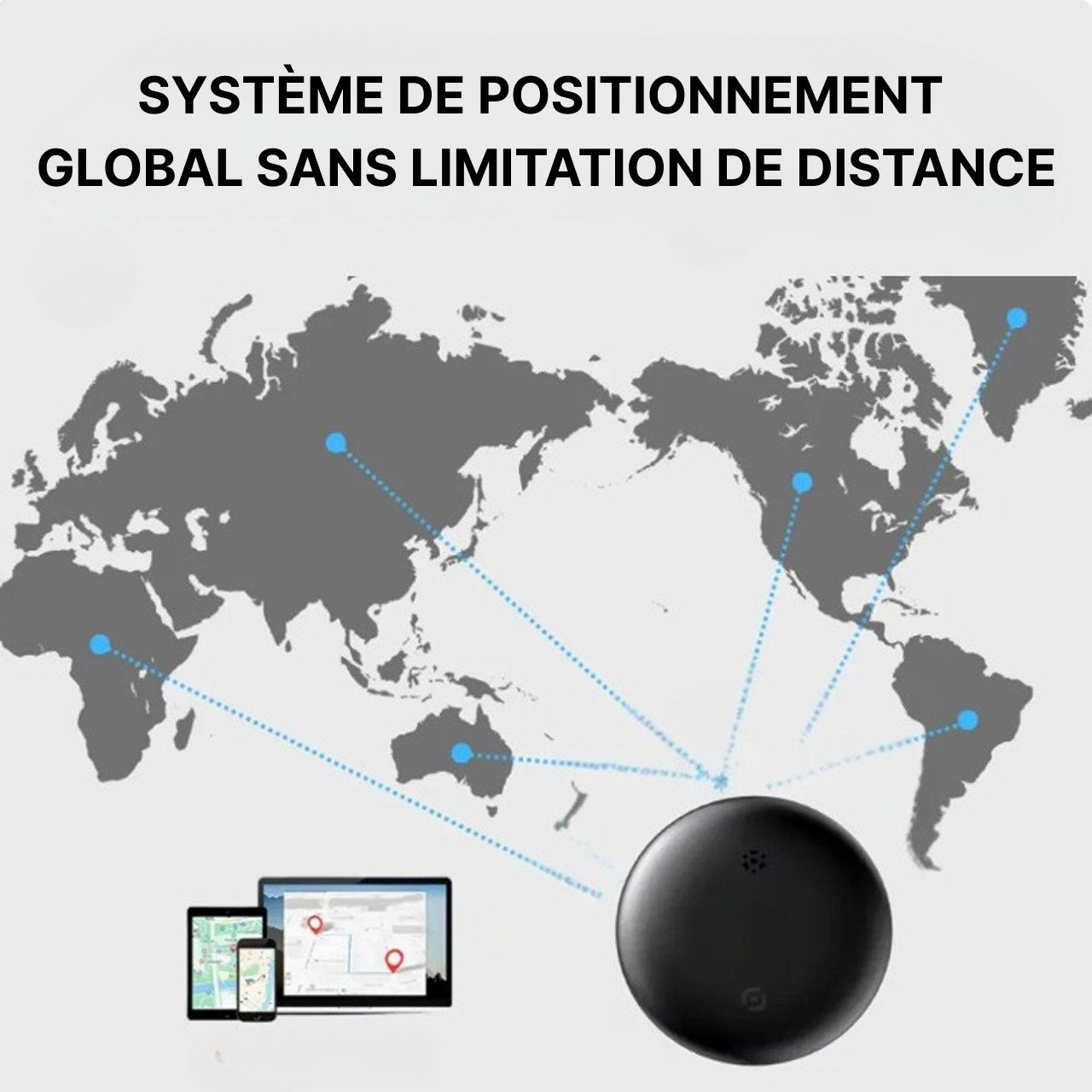 Application mobile affichant la localisation du véhicule